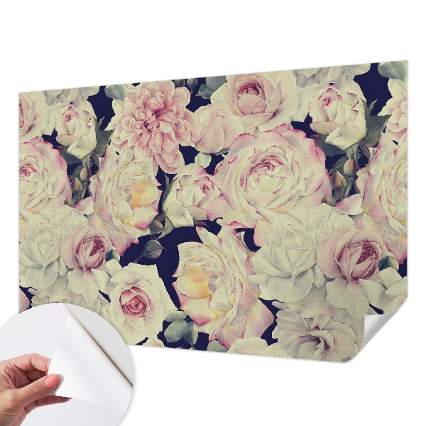 Samolepilna fototapeta za spalnico Šopek rož