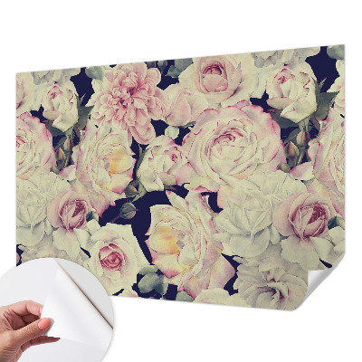 Samolepilna fototapeta za spalnico Šopek rož