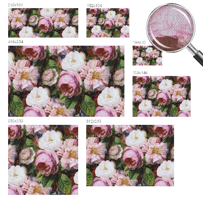 Samolepilna fototapeta za dnevno sobo Cvetlična eleganca