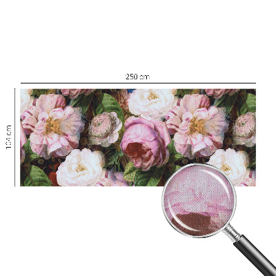 Samolepilna fototapeta za dnevno sobo Cvetlična eleganca