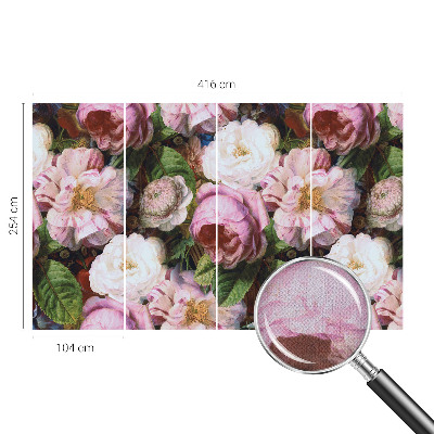 Samolepilna fototapeta za dnevno sobo Cvetlična eleganca