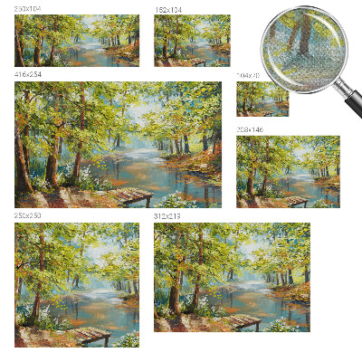 Fototapeta za otroško sobo Idilično jezero