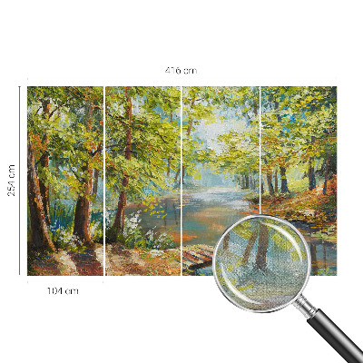 Fototapeta za otroško sobo Idilično jezero