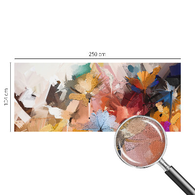 3D fototapeta z abstraktnim cvetličnim motivom