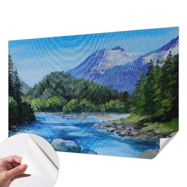 Samolepilna fototapeta za spalnico Gorska pokrajina