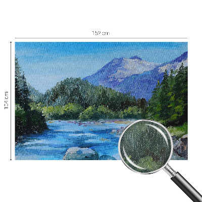 Samolepilna fototapeta za spalnico z motivom gorske pokrajine