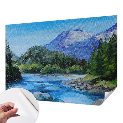 Samolepilna fototapeta za spalnico Gorska pokrajina