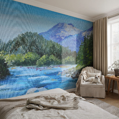 Samolepilna fototapeta za spalnico Gorska pokrajina