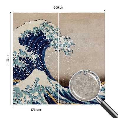 Samolepilna fototapeta za spalnico Dramatičen val