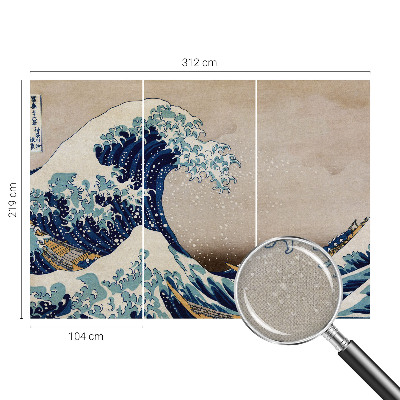 Samolepilna fototapeta za spalnico Dramatičen val