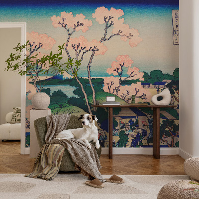 Fototapeta za otroško sobo Češnjevi cvetovi