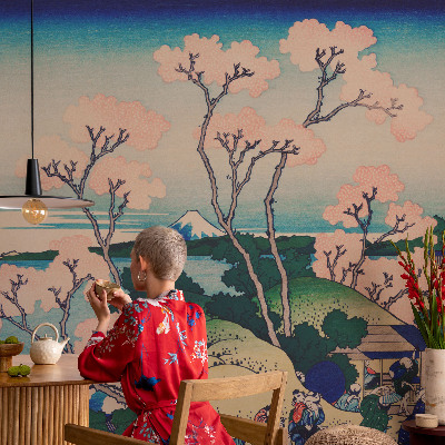 Fototapeta za otroško sobo Češnjevi cvetovi