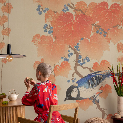 Samolepilna fototapeta za dnevno sobo Vinska harmonija