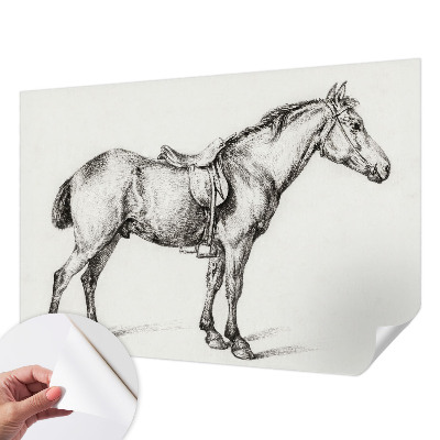 Fototapeta za otroško sobo Skica konja