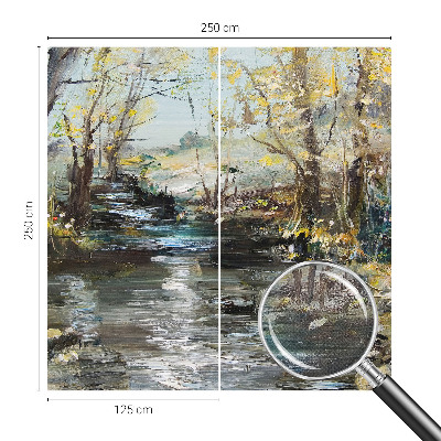 Otroška fototapeta Gozdni potok