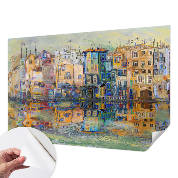 Samolepilna fototapeta za dnevno sobo Čarobno mesto