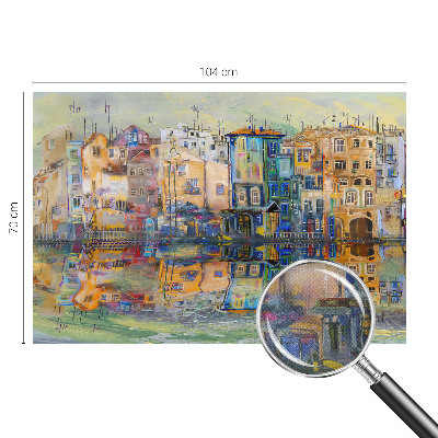 Samolepilna fototapeta za dnevno sobo Čarobno mesto