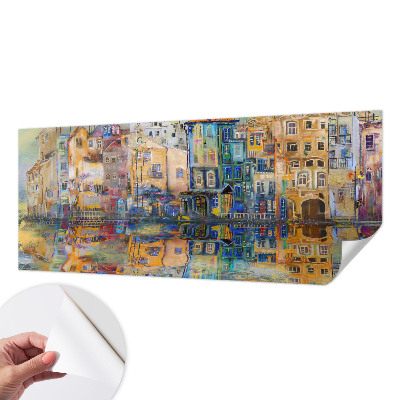 Samolepilna fototapeta za dnevno sobo Čarobno mesto