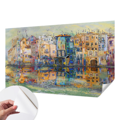 Samolepilna fototapeta za dnevno sobo Čarobno mesto