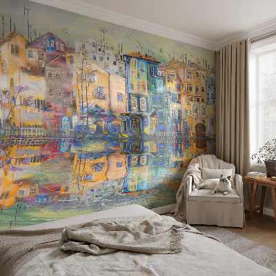 Samolepilna fototapeta za dnevno sobo Čarobno mesto