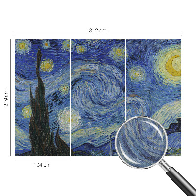 3D fototapeta z motivom nočnega vrtinca