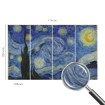 3D fototapeta z motivom nočnega vrtinca