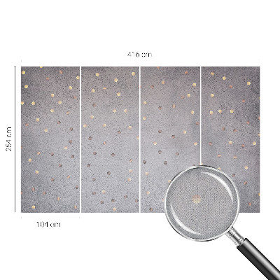 Samolepilna fototapeta za dnevno sobo Simetrične pike