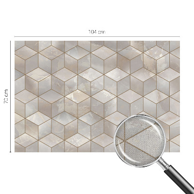 Samolepilna fototapeta z geometrijskim mozaikom