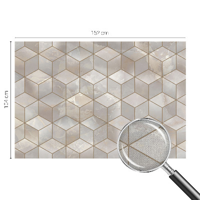 Samolepilna fototapeta z geometrijskim mozaikom