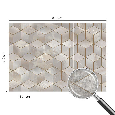 Samolepilna fototapeta z geometrijskim mozaikom