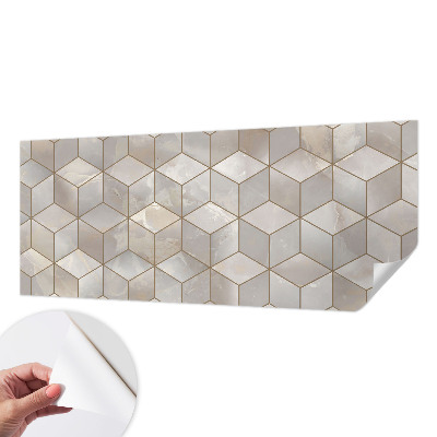 Samolepilna fototapeta z geometrijskim mozaikom