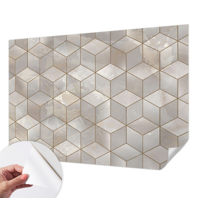 Samolepilna fototapeta z geometrijskim mozaikom
