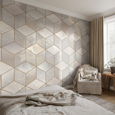 Samolepilna fototapeta z geometrijskim mozaikom