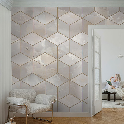 Samolepilna fototapeta z geometrijskim mozaikom