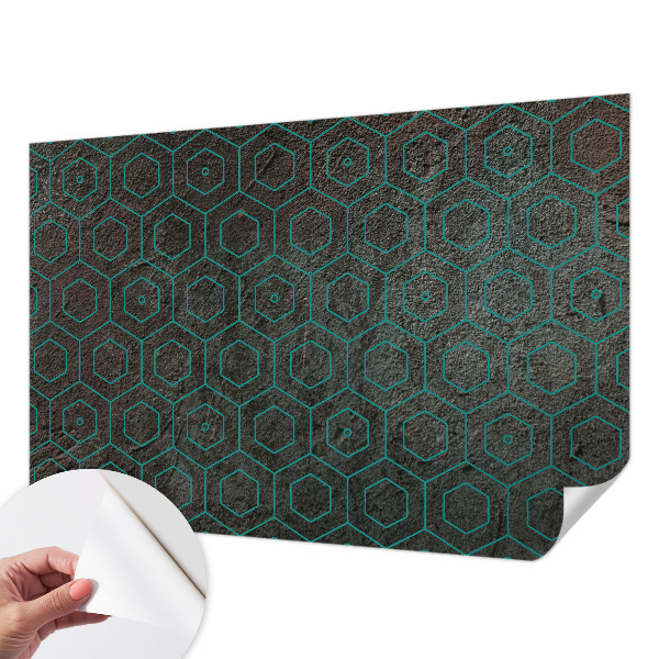 Fototapeta za otroško sobo z geometrijskim vzorcem