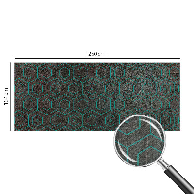 Fototapeta za otroško sobo z geometrijskim vzorcem