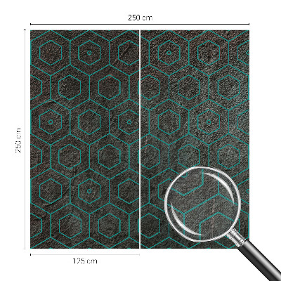 Fototapeta za otroško sobo z geometrijskim vzorcem