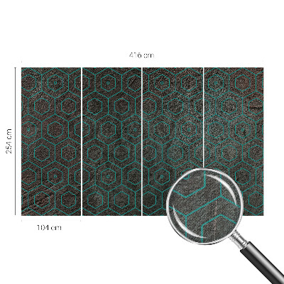 Fototapeta za otroško sobo z geometrijskim vzorcem