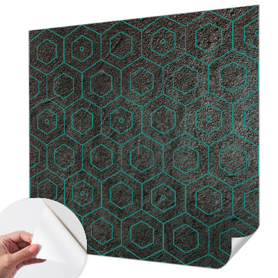 Fototapeta za otroško sobo z geometrijskim vzorcem