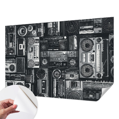Otroška fototapeta z motivom retro radia