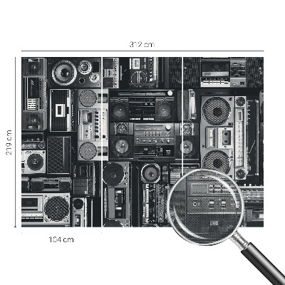 Otroška fototapeta Retro radio