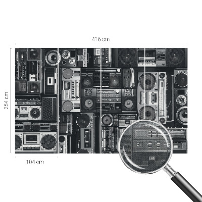 Otroška fototapeta Retro radio