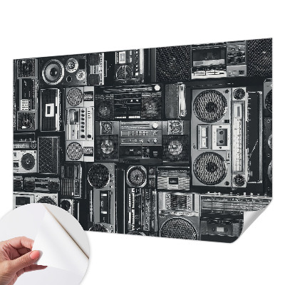 Otroška fototapeta z motivom retro radia