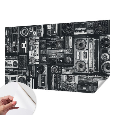 Otroška fototapeta z motivom retro radia