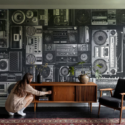 Otroška fototapeta Retro radio