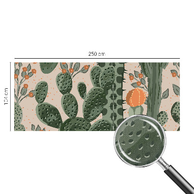 Samolepilna fototapeta za spalnico Zeleni kaktusi