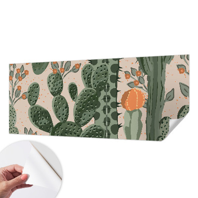 Samolepilna fototapeta za spalnico Zeleni kaktusi