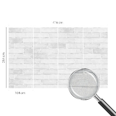 Samolepilna fototapeta z motivom opečne stene