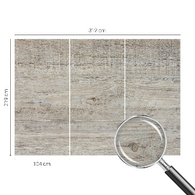 Samolepilna fototapeta za spalnico Leseni obroči