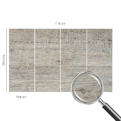 Samolepilna fototapeta za spalnico Leseni obroči